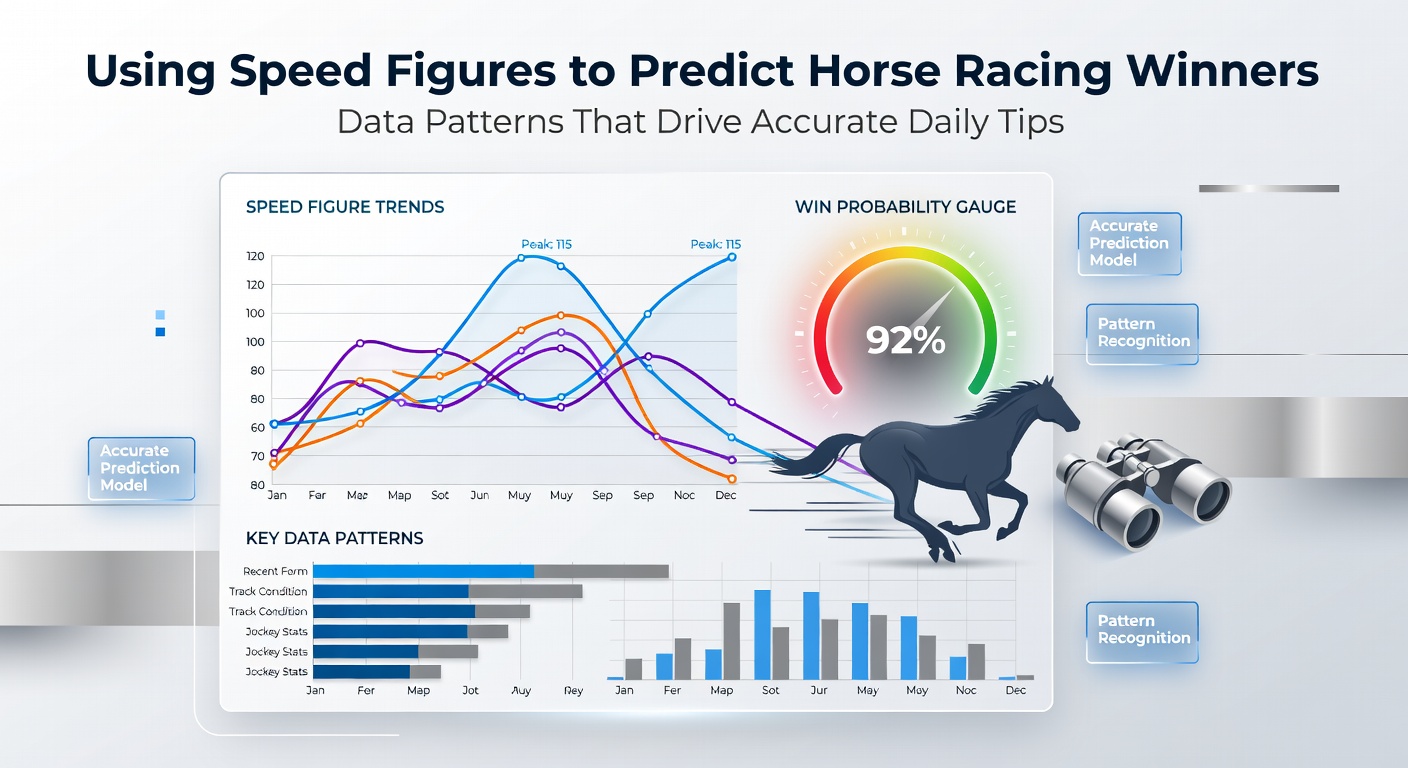 Colorful chart displaying speed figure trends across multiple horse races, highlighting peaks and patterns in performance data